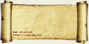 Isak Varinac vizit kartica